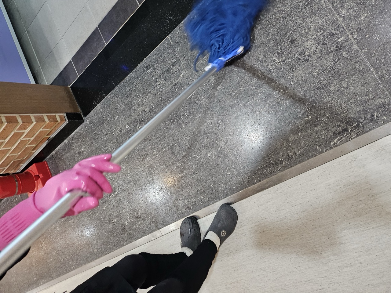 둔촌동 학교청소 작업 1